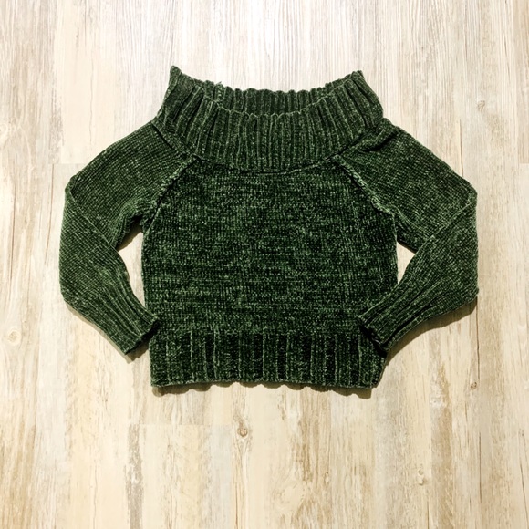 Urban Outfitters Sweaters - Urban Outfitters Crop Top Boatneck Sweater